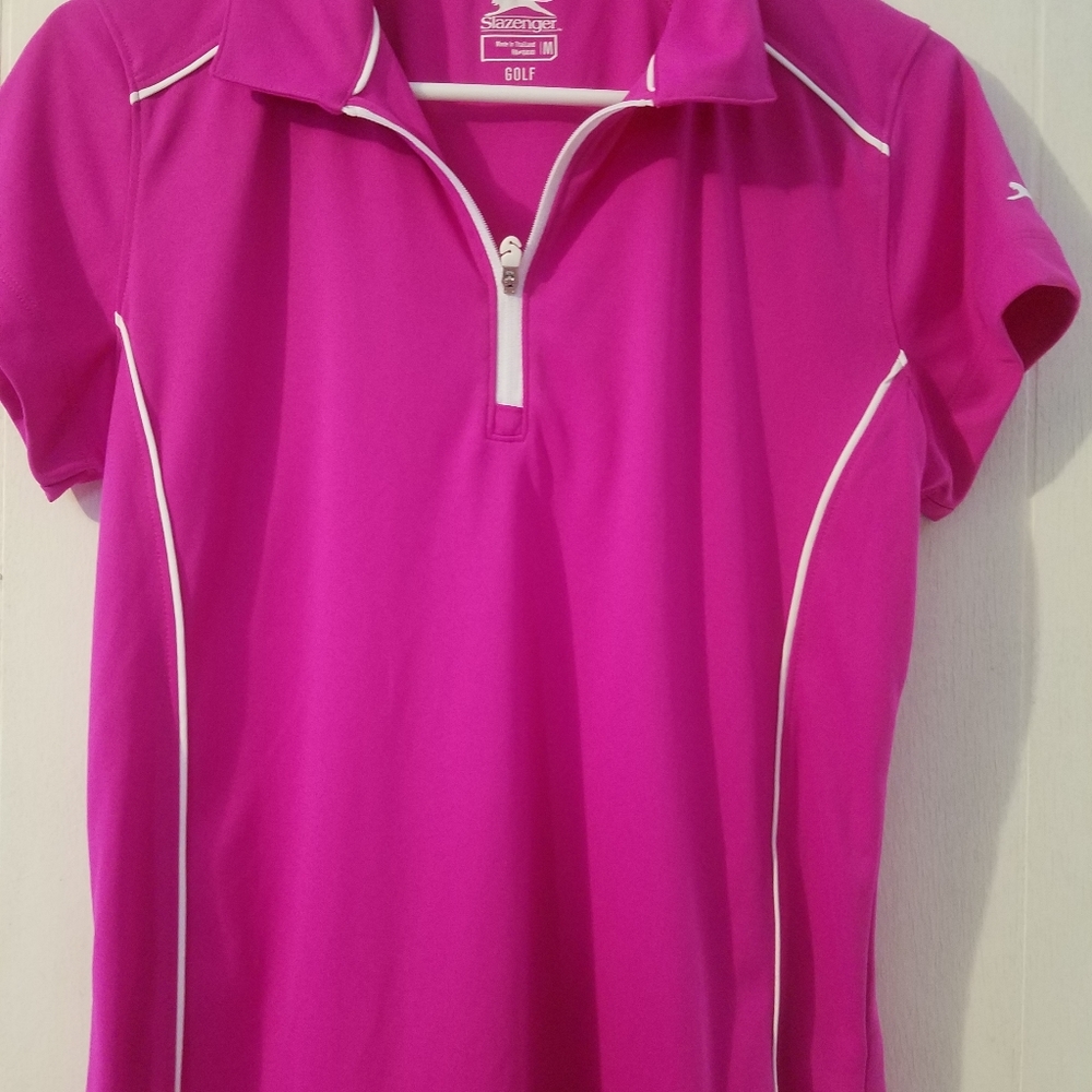 Slazenger Pink Golf Top M